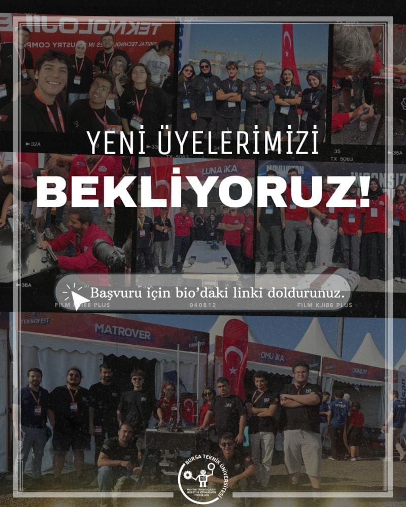 Yeni üye alımı duyurumuz